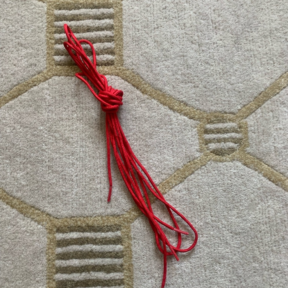 52-Inch Round Red Shoelaces NWOT